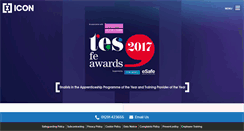 Desktop Screenshot of icon-training.com